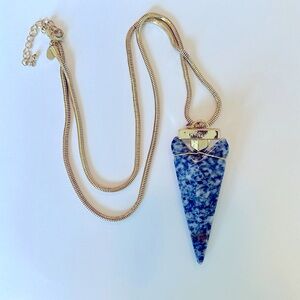 Blue Stone Statement Necklace